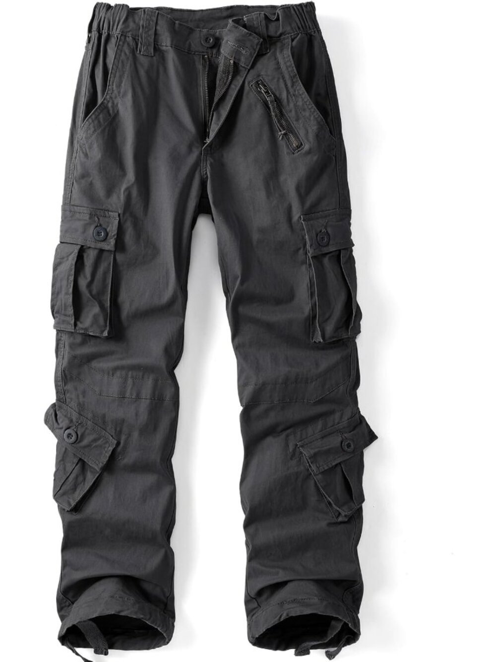 Stylish Women's Cargo Pants | Camo Cotton Combat Trousers with 8 Pockets